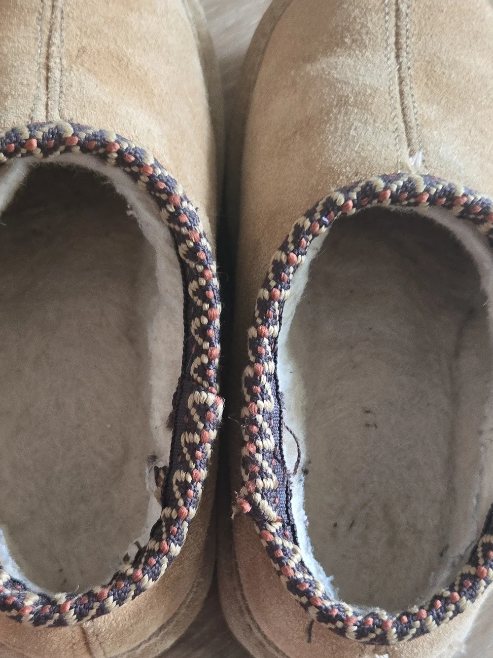 Bearpaw Kid’s Tan Suede Slip-On Clog